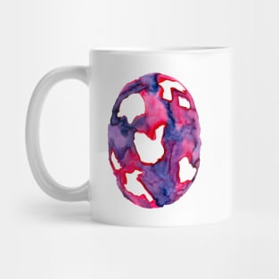 Vibrant Pink, Purple, and Magenta Watercolor Abstract Orb Mug